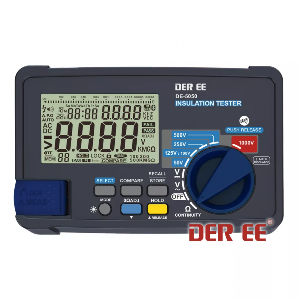 DE-5050R: Handheld Digital Insulation Tester