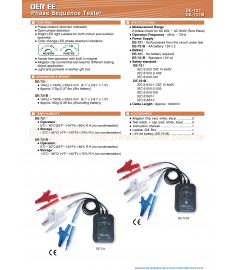 DE-721B Phase Sequence Tester