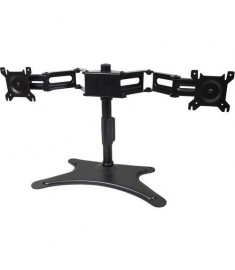 DS-224STB : DoubleSight Displays - Dual Monitor Free Standing Flex Stand Desk Mount for LCD Monitor, All-in-One Computer - TAA Compliant - Supports Upto Two 24 inch Monitors 