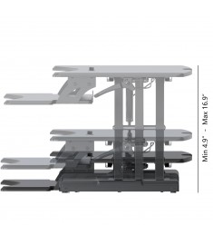 DS-SSD33 : Ergonomic Sit Stand Desk Mount