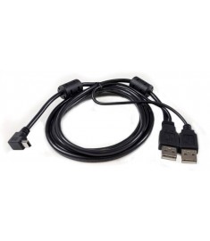 L shaped Cable with two  (2.0) USB inputs for  Replacement Cable 